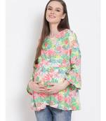 printed Multicolor Cotton   Top