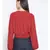embroidered Red Viscose   Top