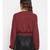 embroidered Maroon Viscose   Top