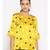printed Yellow Polyester   Nightwear top