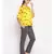 printed Yellow Polyester   Nightwear top