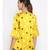 printed Yellow Polyester   Nightwear top