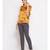 printed Brown Polyester   Nightwear top