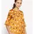 printed Brown Polyester   Nightwear top
