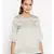 printed Cream Polyester   Nightwear top