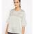 printed Cream Polyester   Nightwear top