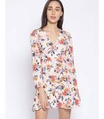 printed Multicolor Polyester   Dress