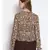 printed Cream Polyester   Top