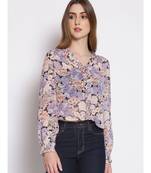 printed Multicolor Polyester   Top