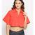 plain Red Cotton   Top