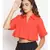 plain Red Cotton   Top