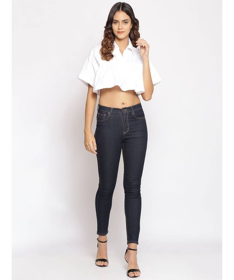 plain White Cotton   Top