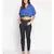 plain Blue Cotton   Top
