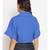 plain Blue Cotton   Top