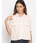 plain Pink Polyester   Shirt