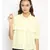 plain Yellow Polyester   Shirt