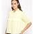 plain Yellow Polyester   Shirt