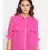 embroidered Pink Polyester   Shirt