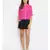 embroidered Pink Polyester   Shirt