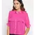 embroidered Pink Polyester   Shirt