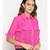 embroidered Pink Polyester   Shirt