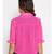 embroidered Pink Polyester   Shirt