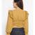 embroidered Yellow Polyester   Top