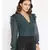 embroidered Green Polyester   Top