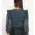 embroidered Green Polyester   Top
