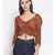 plain Brown Viscose   Top