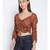 plain Brown Viscose   Top