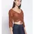 plain Brown Viscose   Top