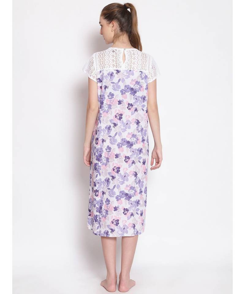 printed Multicolor Cotton   Dress