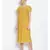 plain Yellow Cotton   Dress
