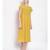 plain Yellow Cotton   Dress