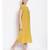 plain Yellow Cotton   Dress