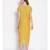 plain Yellow Cotton   Dress