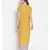plain Yellow Cotton   Dress