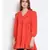 plain Red Cotton   Tunic