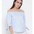 printed Blue Cotton   Top