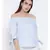 printed Blue Cotton   Top