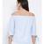 printed Blue Cotton   Top