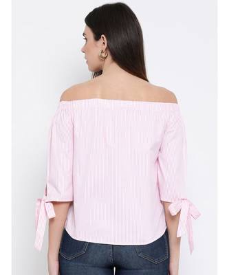 printed Pink Cotton   Top 5