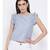 printed White Cotton   Top
