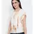 printed Beige Polyester   Top