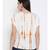 printed Beige Polyester   Top