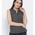 printed Black Cotton   Top