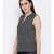 printed Black Cotton   Top