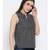 printed Black Cotton   Top