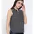 printed Black Cotton   Top